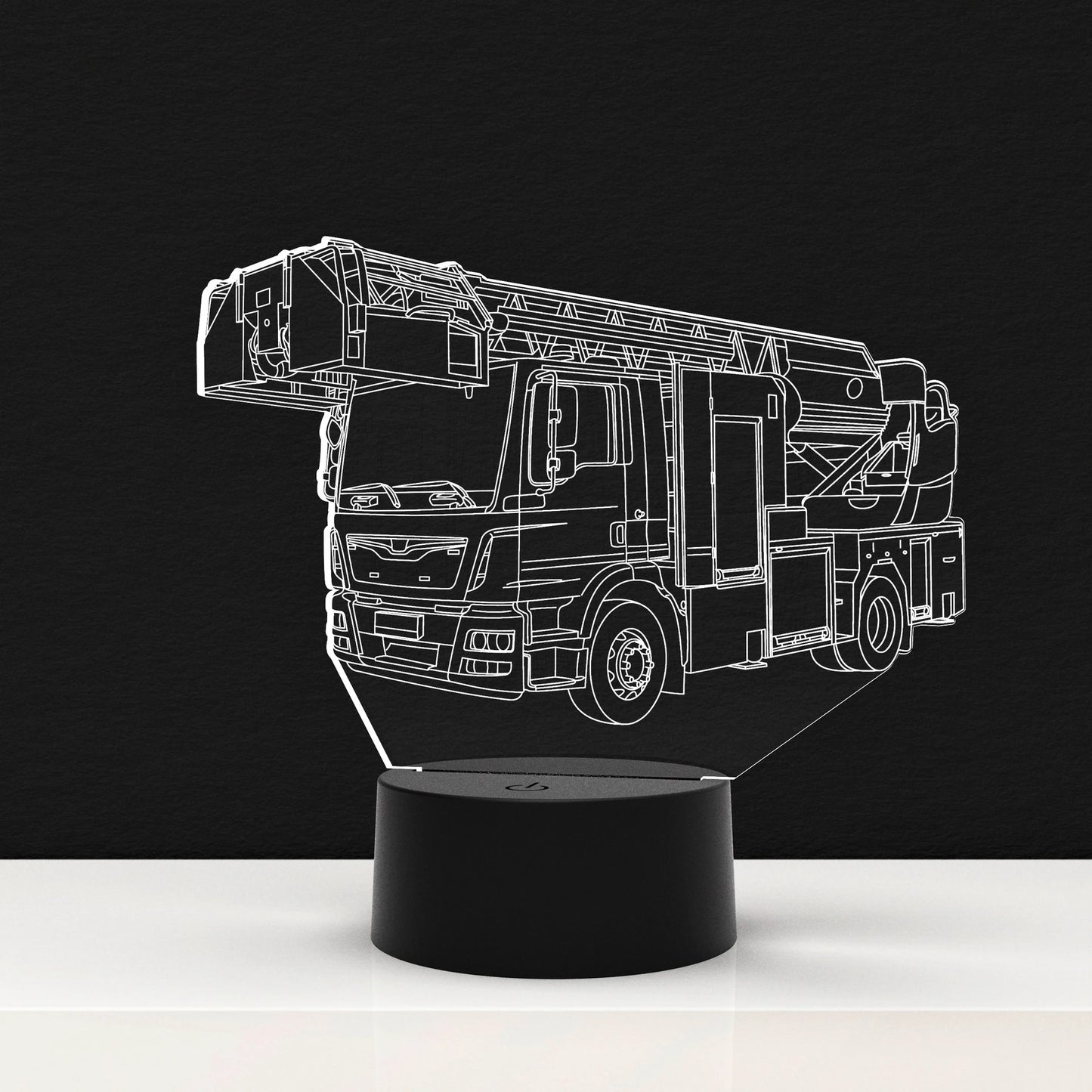 LED Lamp Vrachtauto Fire Truck (Personalisatie Mogelijk)