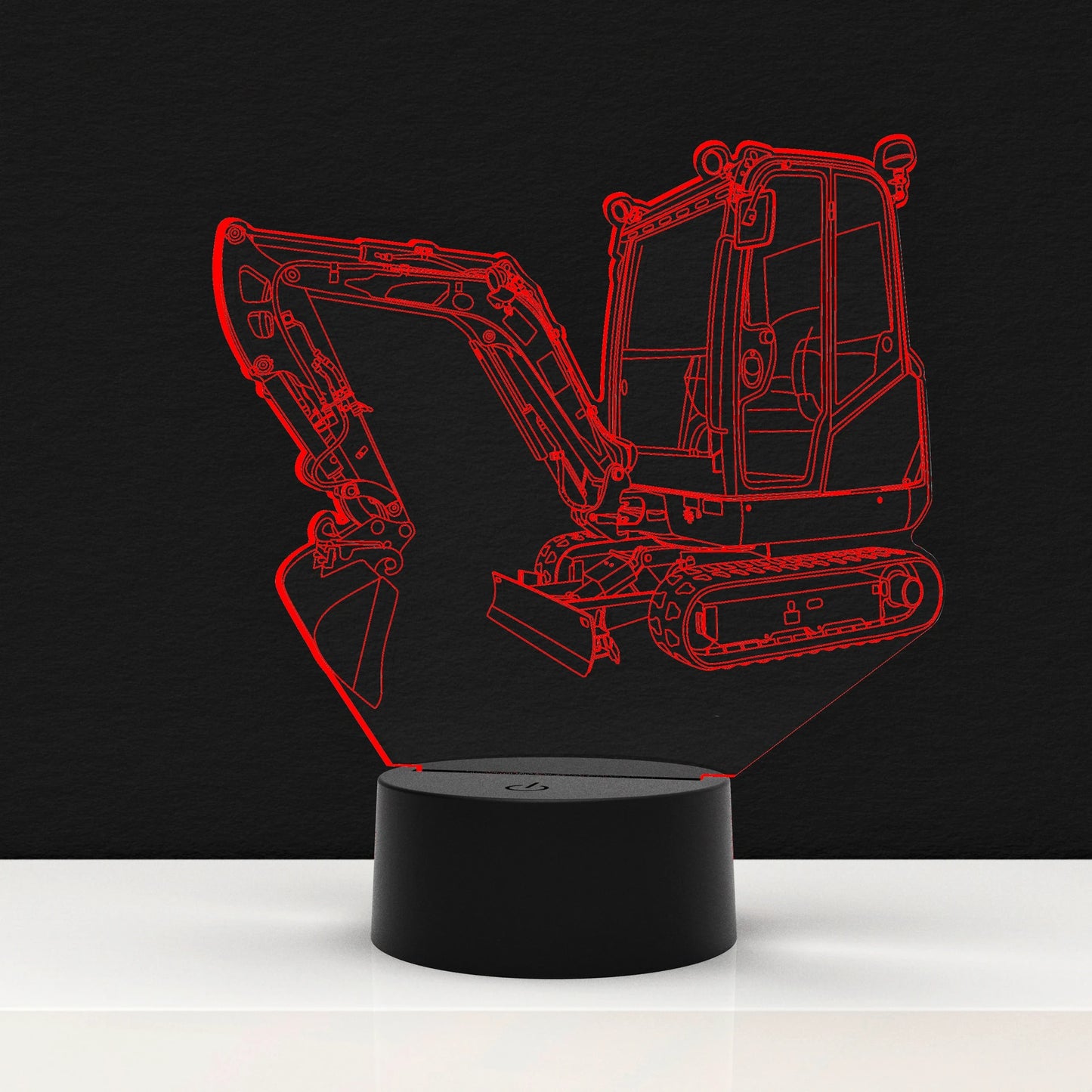 LED Lamp Graafmachine 3017d (Personalisatie Mogelijk)