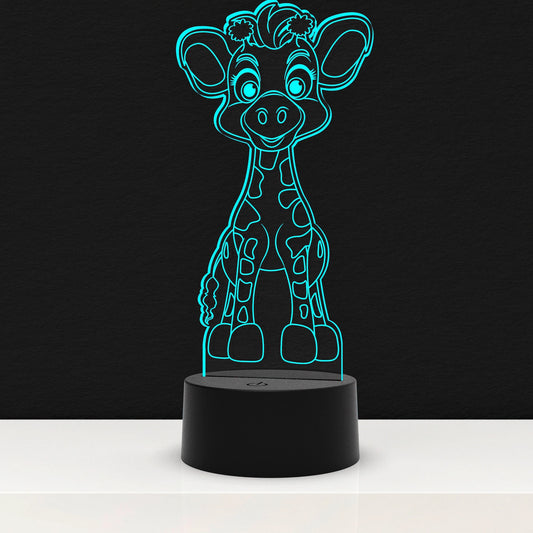 LED Lamp Giraffe (Personalisatie Mogelijk)