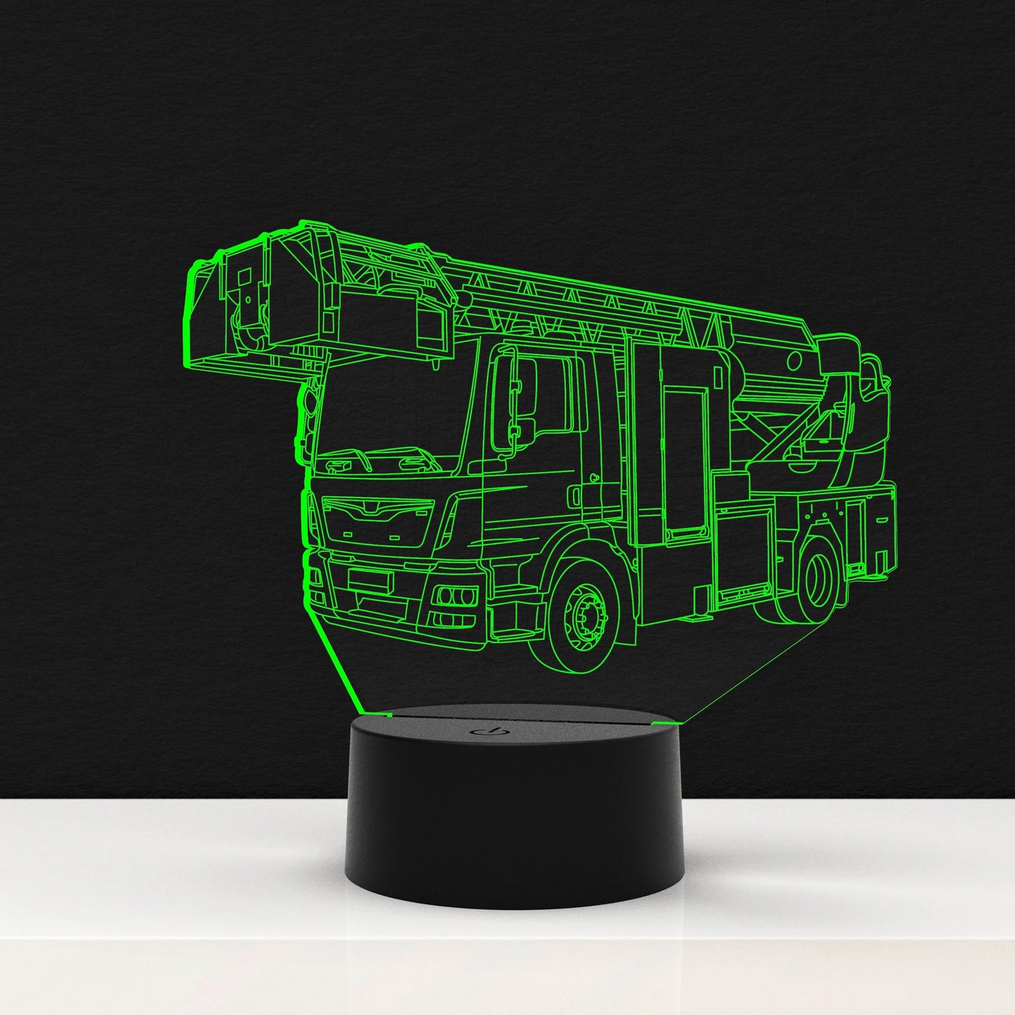 LED Lamp Vrachtauto Fire Truck (Personalisatie Mogelijk)