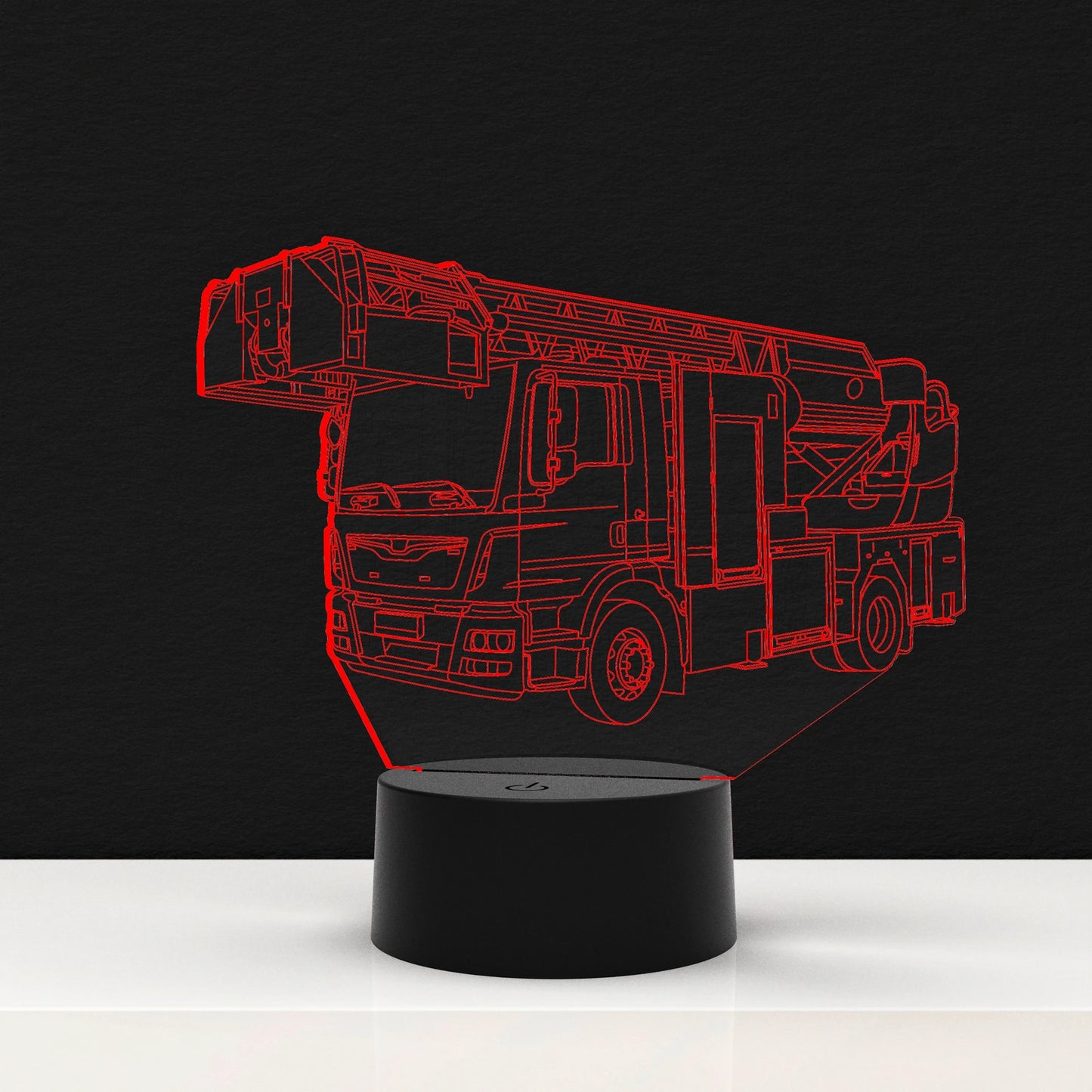 LED Lamp Vrachtauto Fire Truck (Personalisatie Mogelijk)