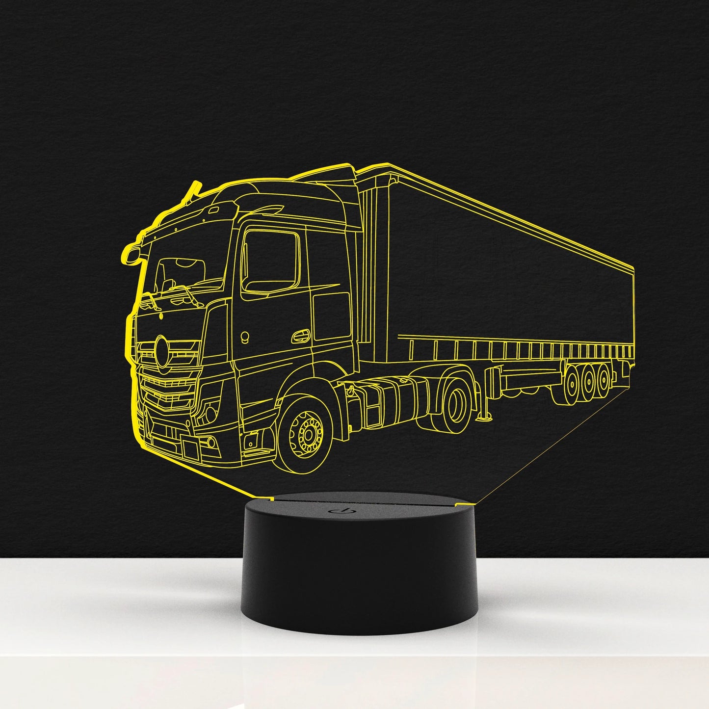 LED Lamp Vrachtwagen met Trailer (Personalisatie mogelijk)
