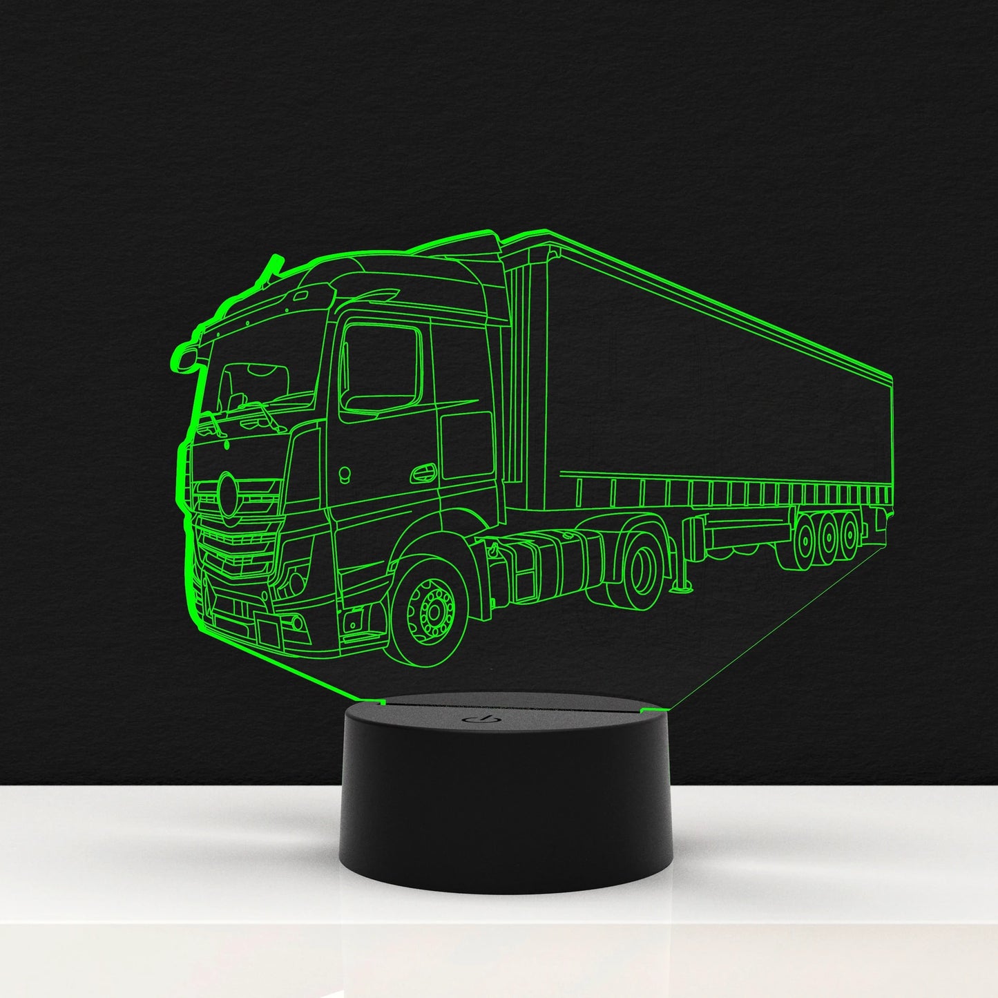 LED Lamp Vrachtwagen met Trailer (Personalisatie mogelijk)