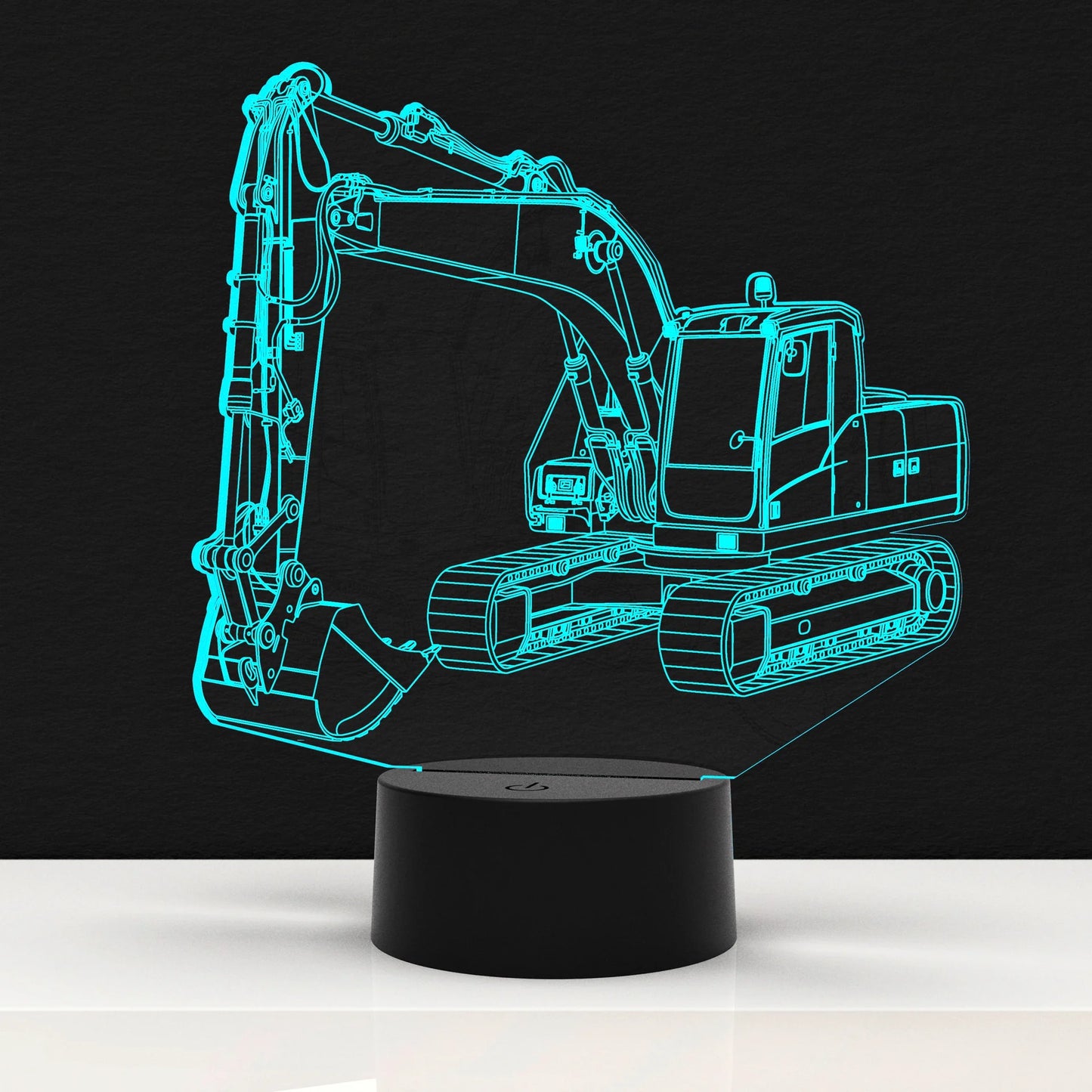 LED Lamp Graafmachine  (Personalisatie Mogelijk)