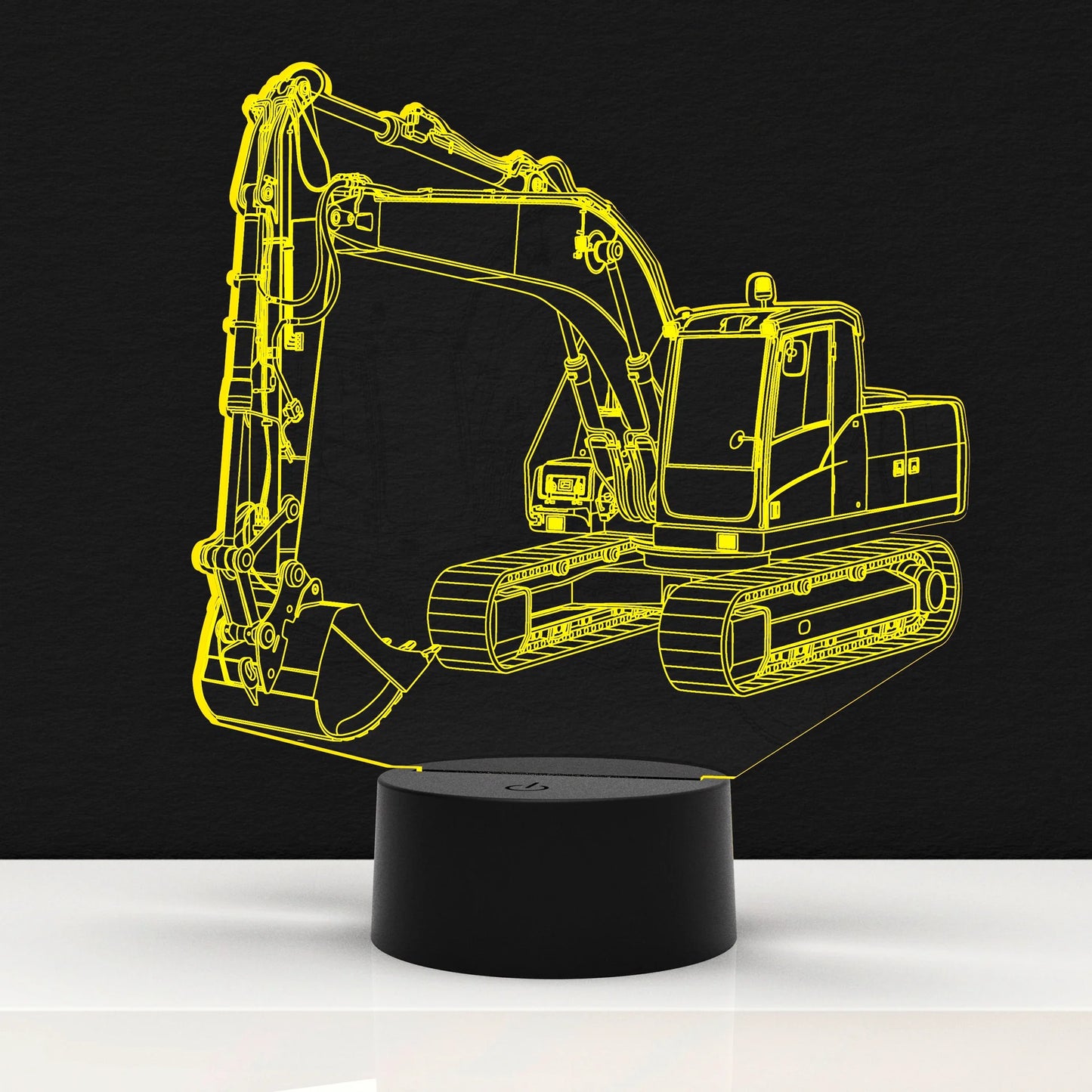 LED Lamp Graafmachine  (Personalisatie Mogelijk)
