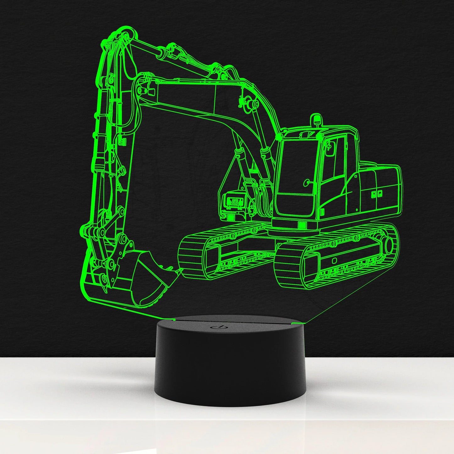 LED Lamp Graafmachine  (Personalisatie Mogelijk)