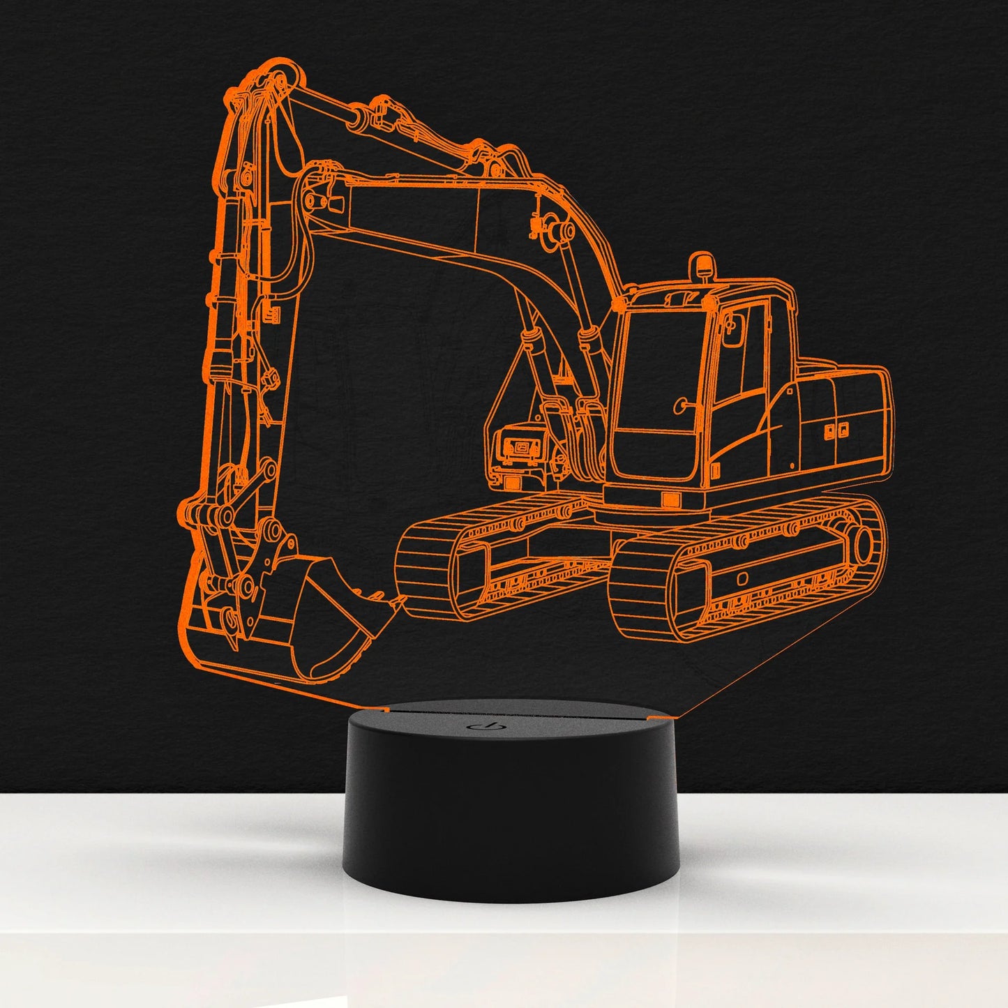 LED Lamp Graafmachine  (Personalisatie Mogelijk)