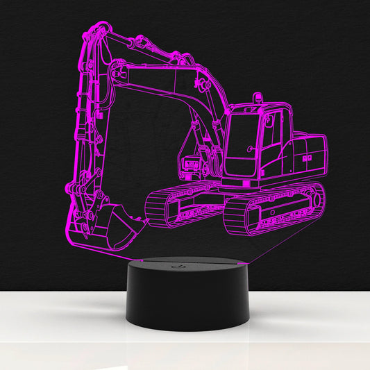 LED Lamp Graafmachine  (Personalisatie Mogelijk)