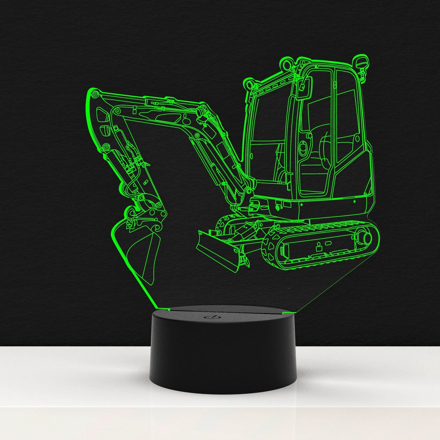 LED Lamp Graafmachine 3017d (Personalisatie Mogelijk)