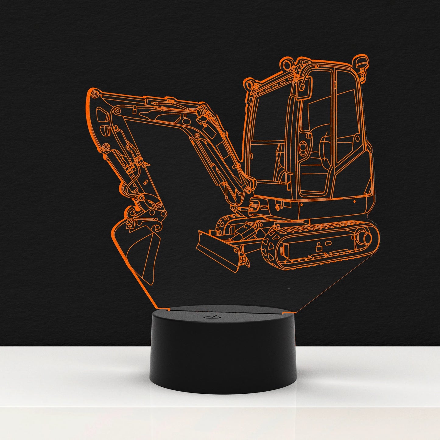 LED Lamp Graafmachine 3017d (Personalisatie Mogelijk)