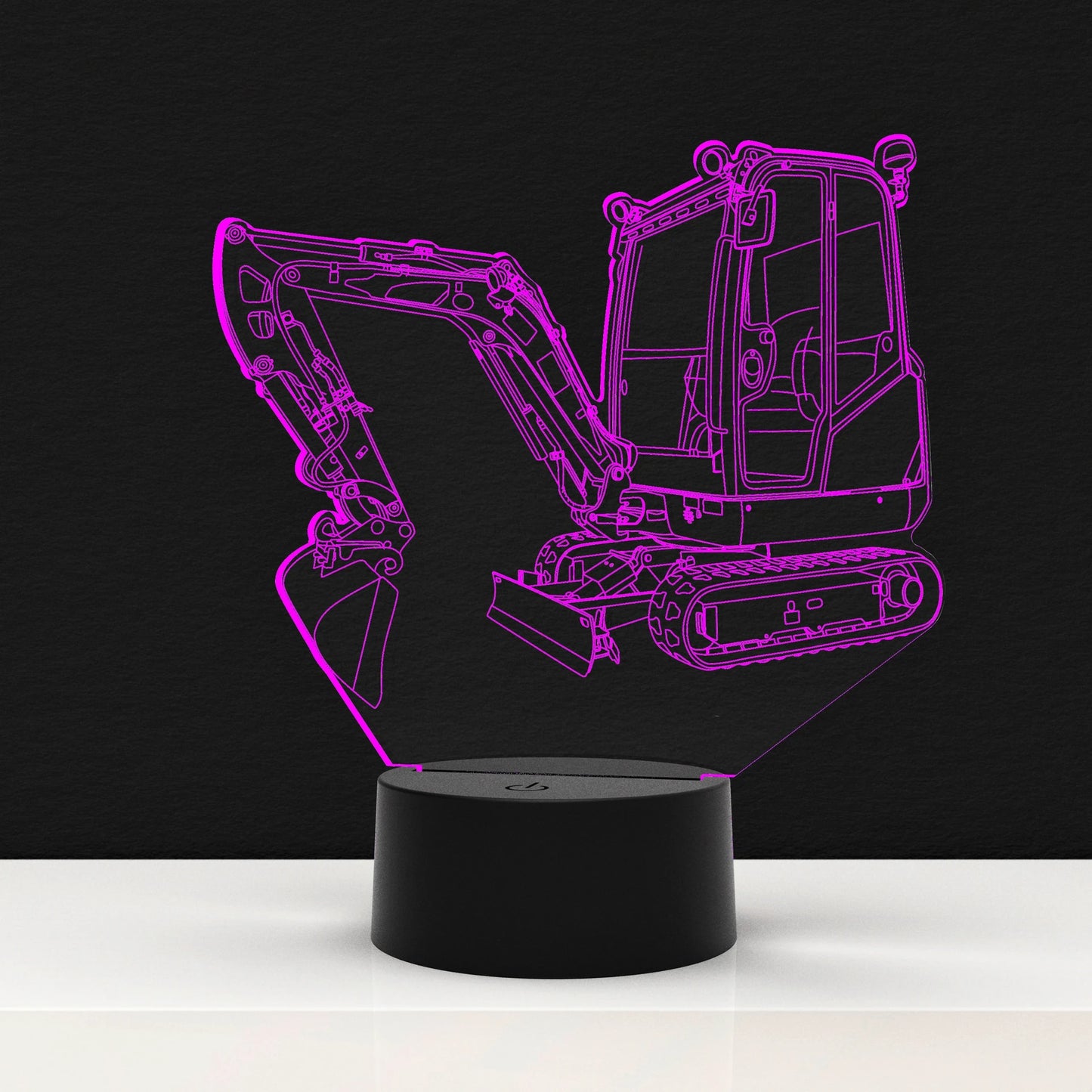 LED Lamp Graafmachine 3017d (Personalisatie Mogelijk)