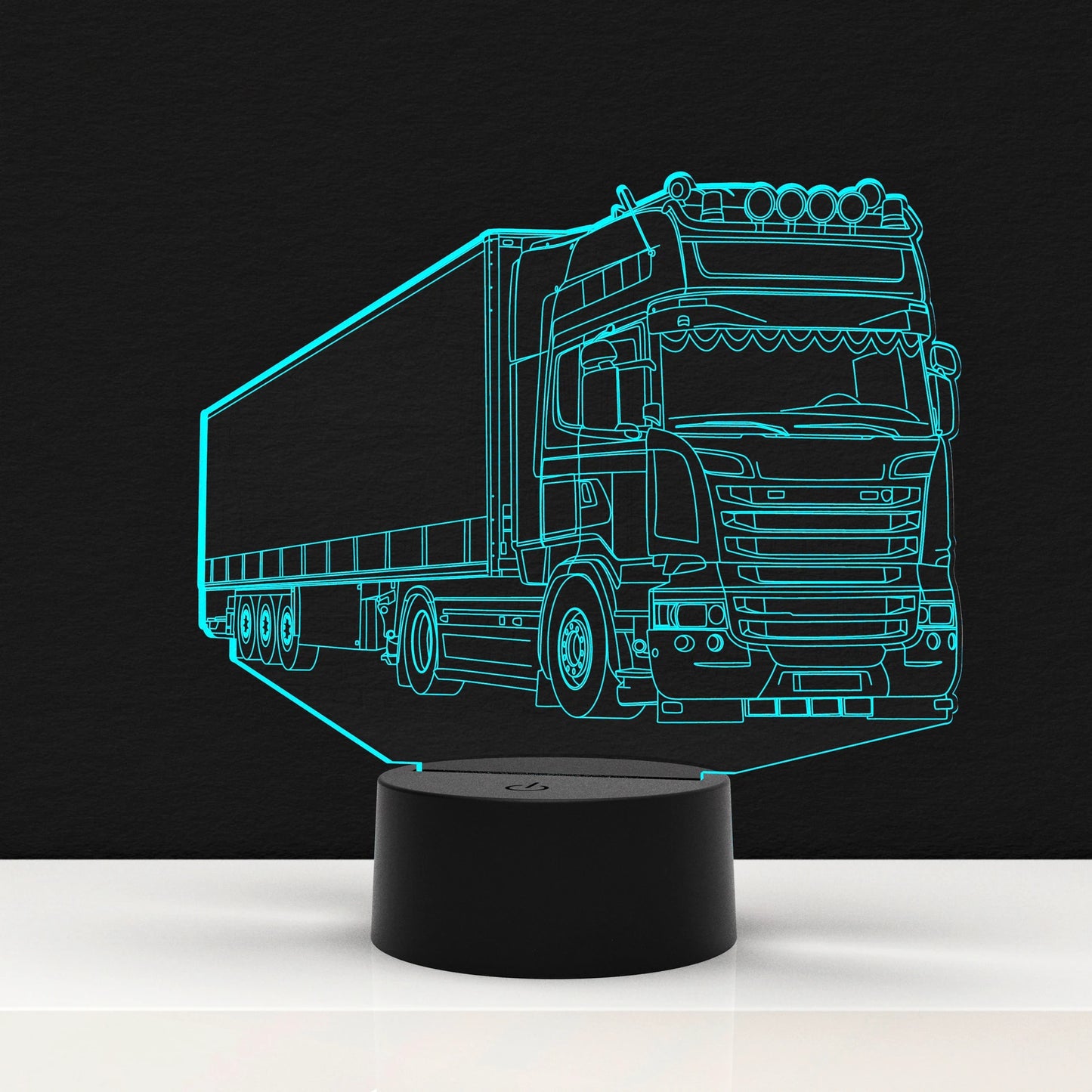LED Lamp Vrachtauto Cooler (Personalisatie Mogelijk)