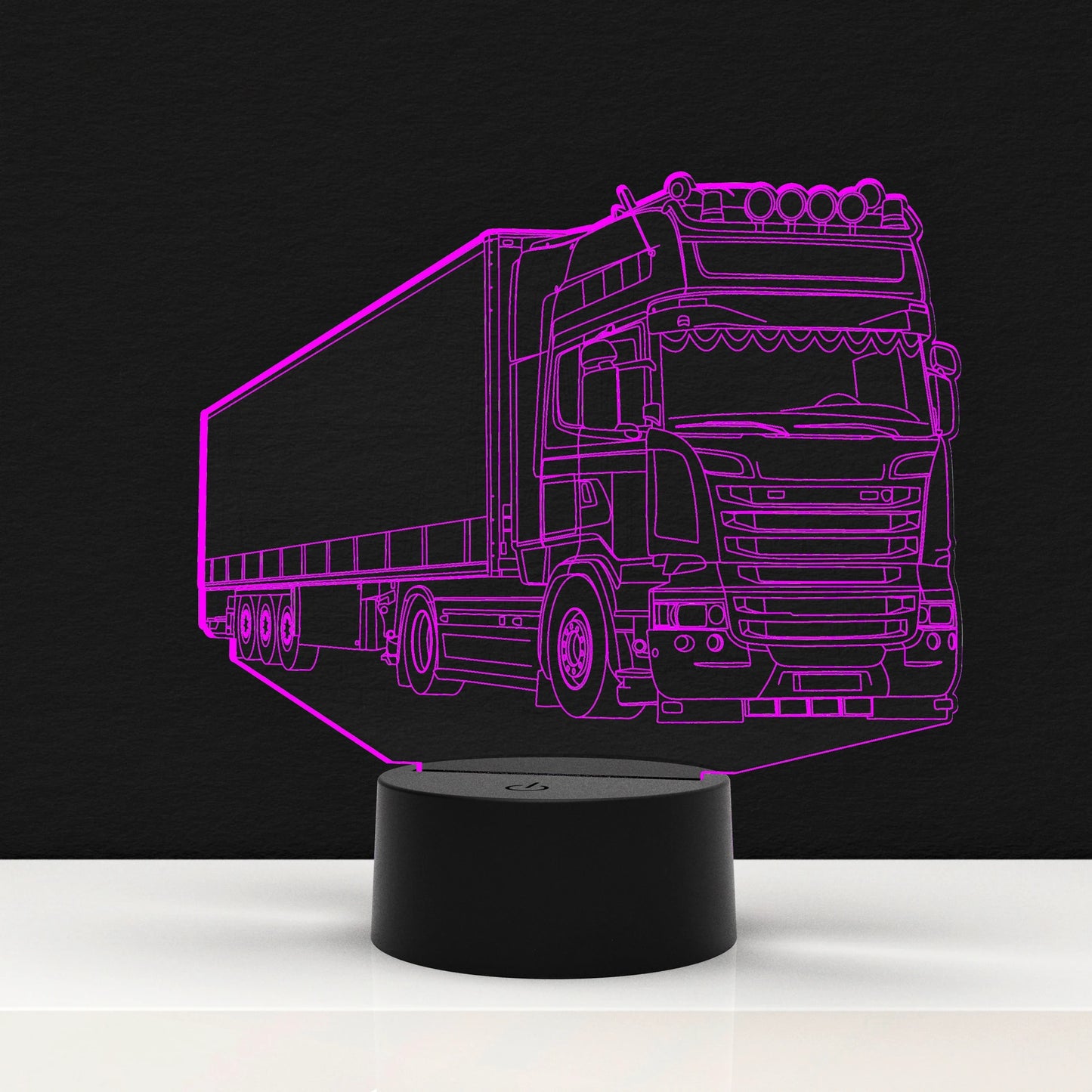 LED Lamp Vrachtauto Cooler (Personalisatie Mogelijk)