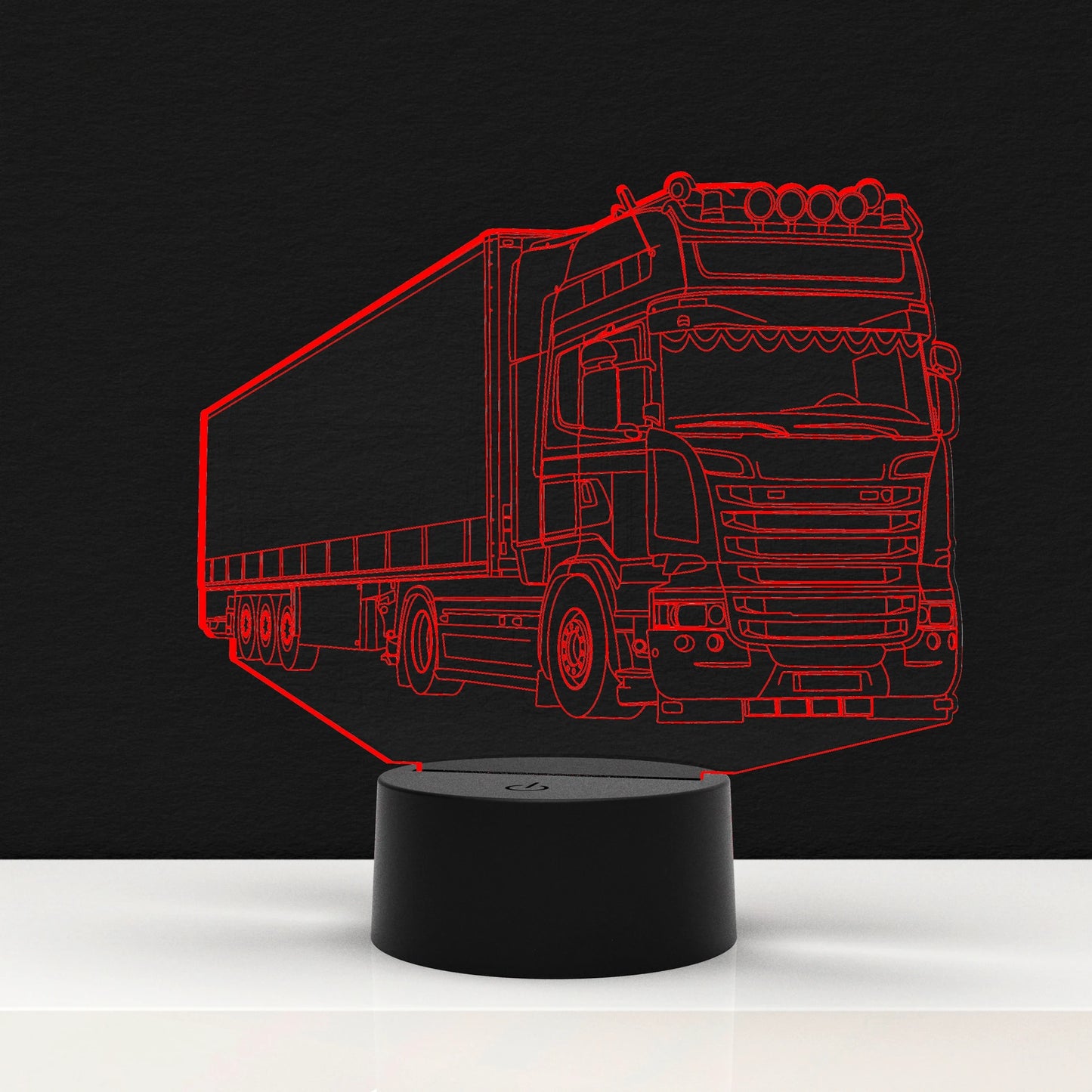 LED Lamp Vrachtauto Cooler (Personalisatie Mogelijk)