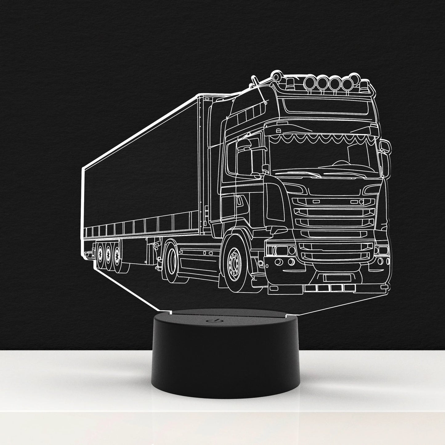 LED Lamp Vrachtauto Cooler (Personalisatie Mogelijk)