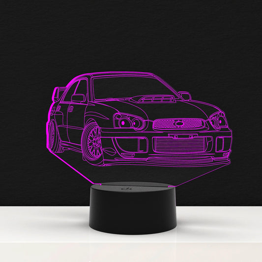 LED Lamp Auto Impreza (Personalisatie Mogelijk)