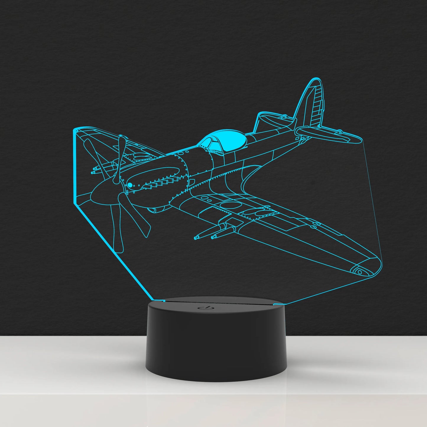 LED Lamp Spitfire (Pesonalisatie mogelijk)