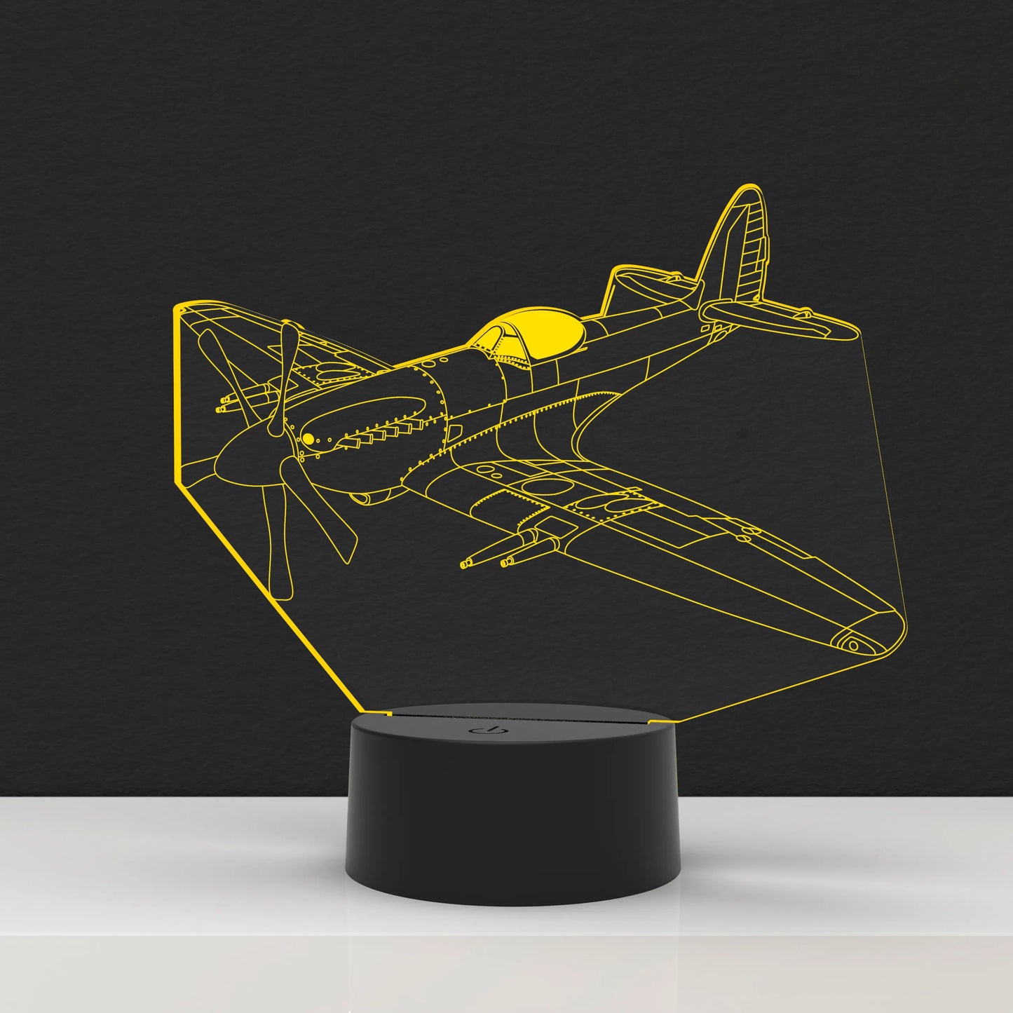 LED Lamp Spitfire (Pesonalisatie mogelijk)