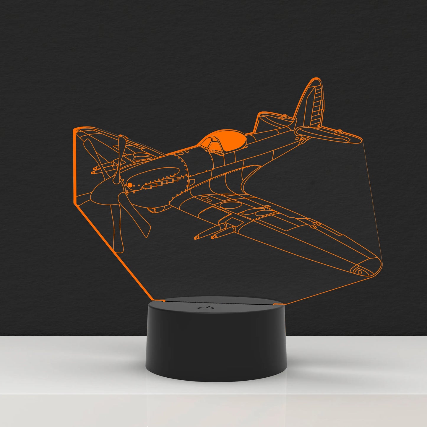 LED Lamp Spitfire (Pesonalisatie mogelijk)