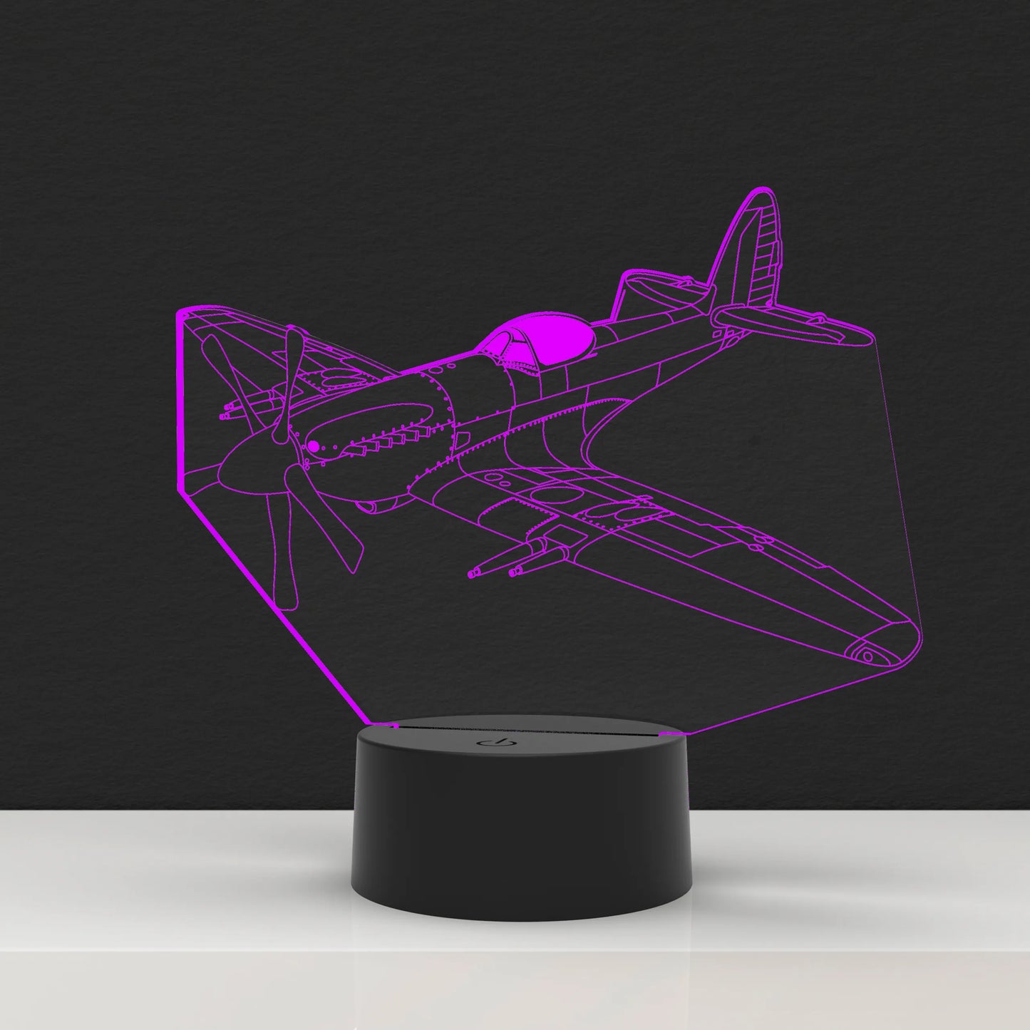 LED Lamp Spitfire (Pesonalisatie mogelijk)