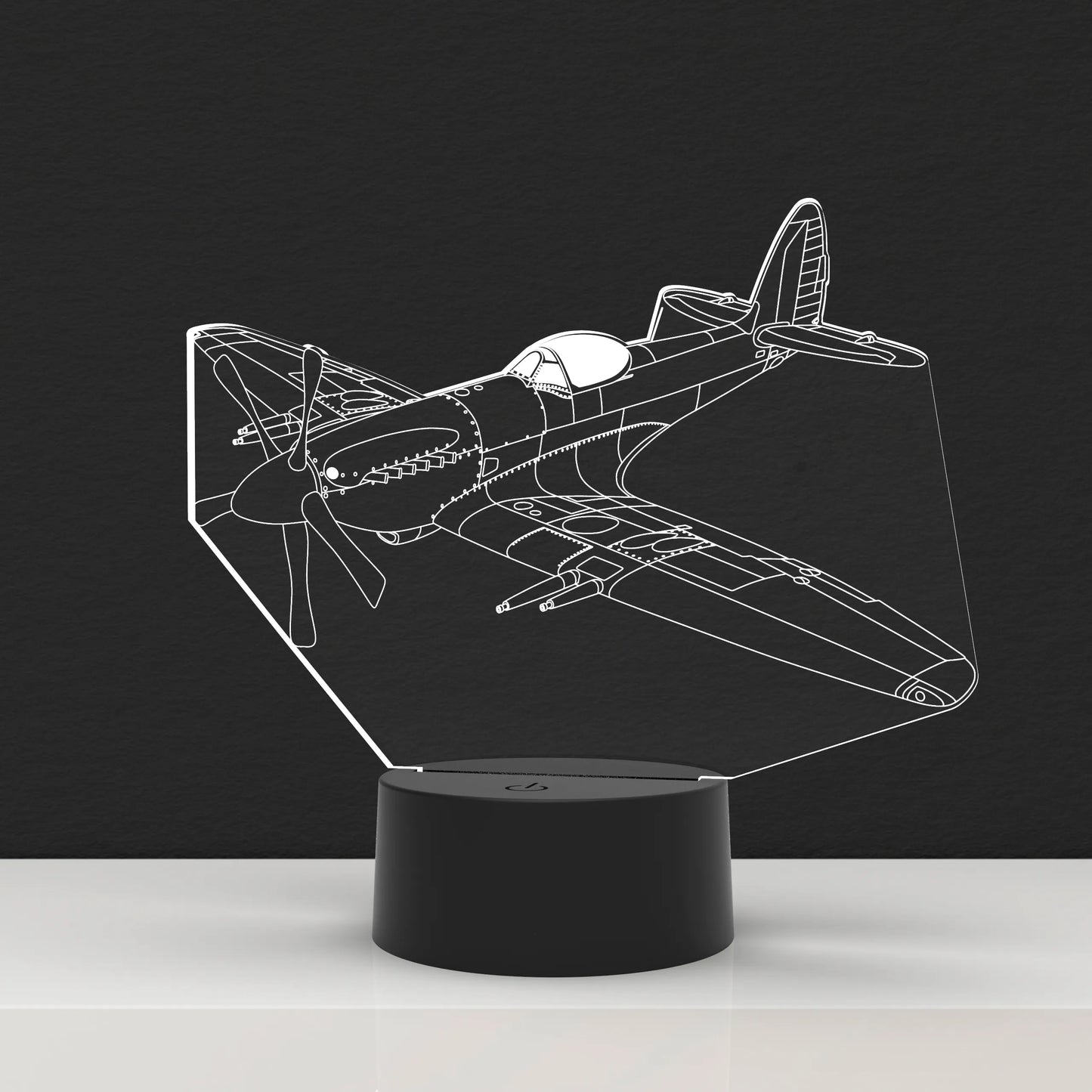 LED Lamp Spitfire (Pesonalisatie mogelijk)