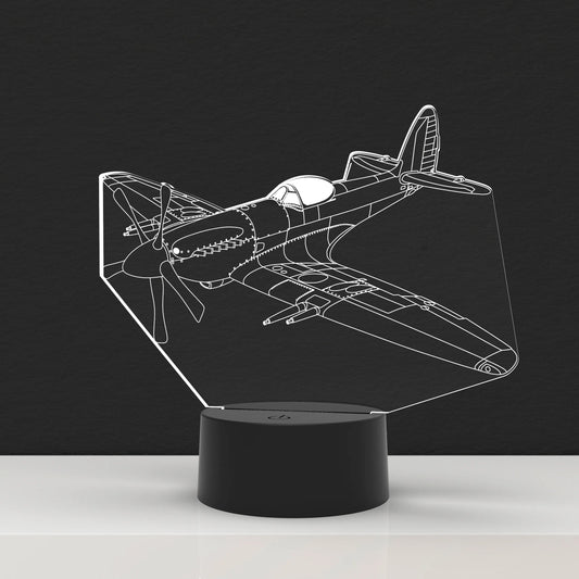 LED Lamp Spitfire (Pesonalisatie mogelijk)