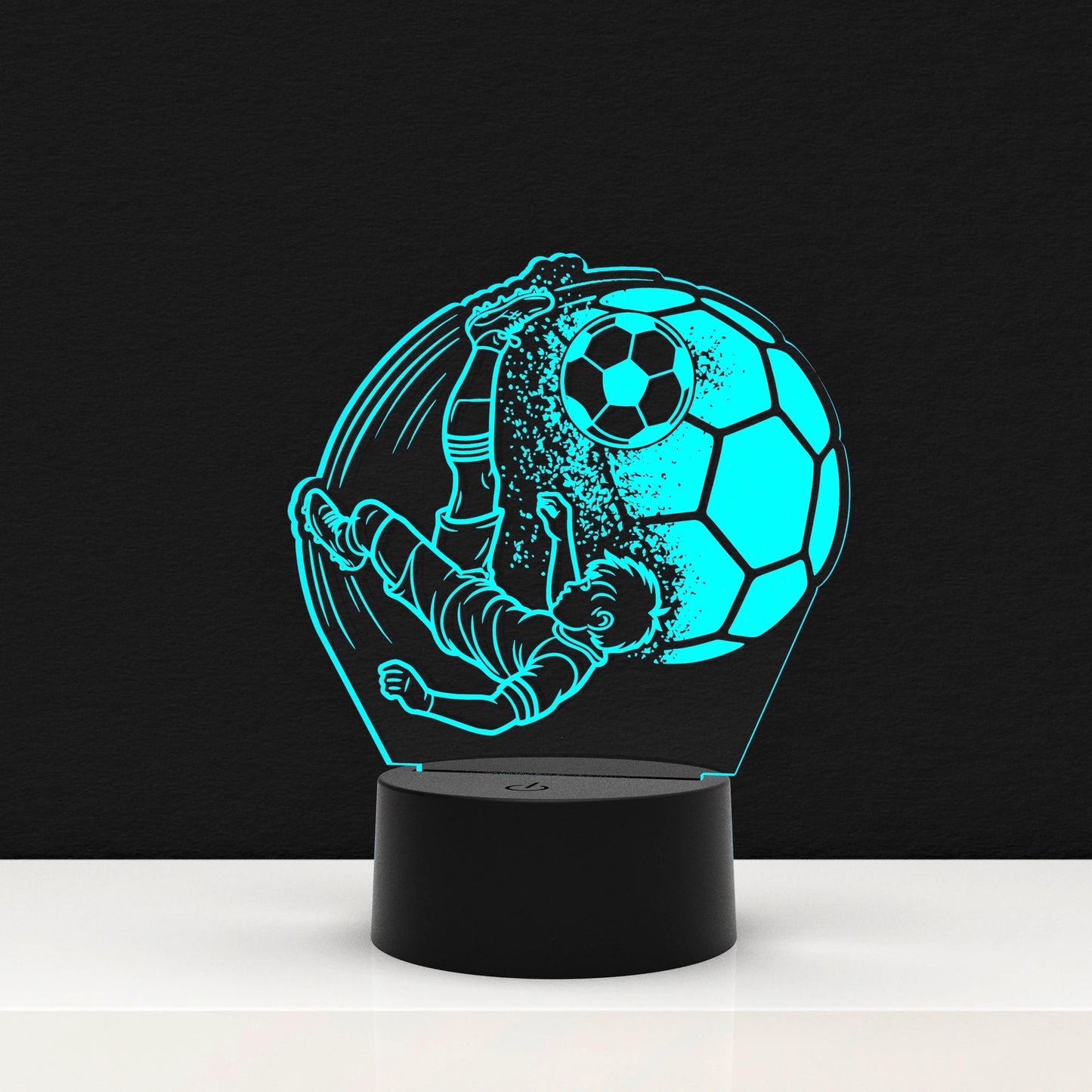 LED Lamp Voetbal Jongen (Personalisatie Mogelijk)