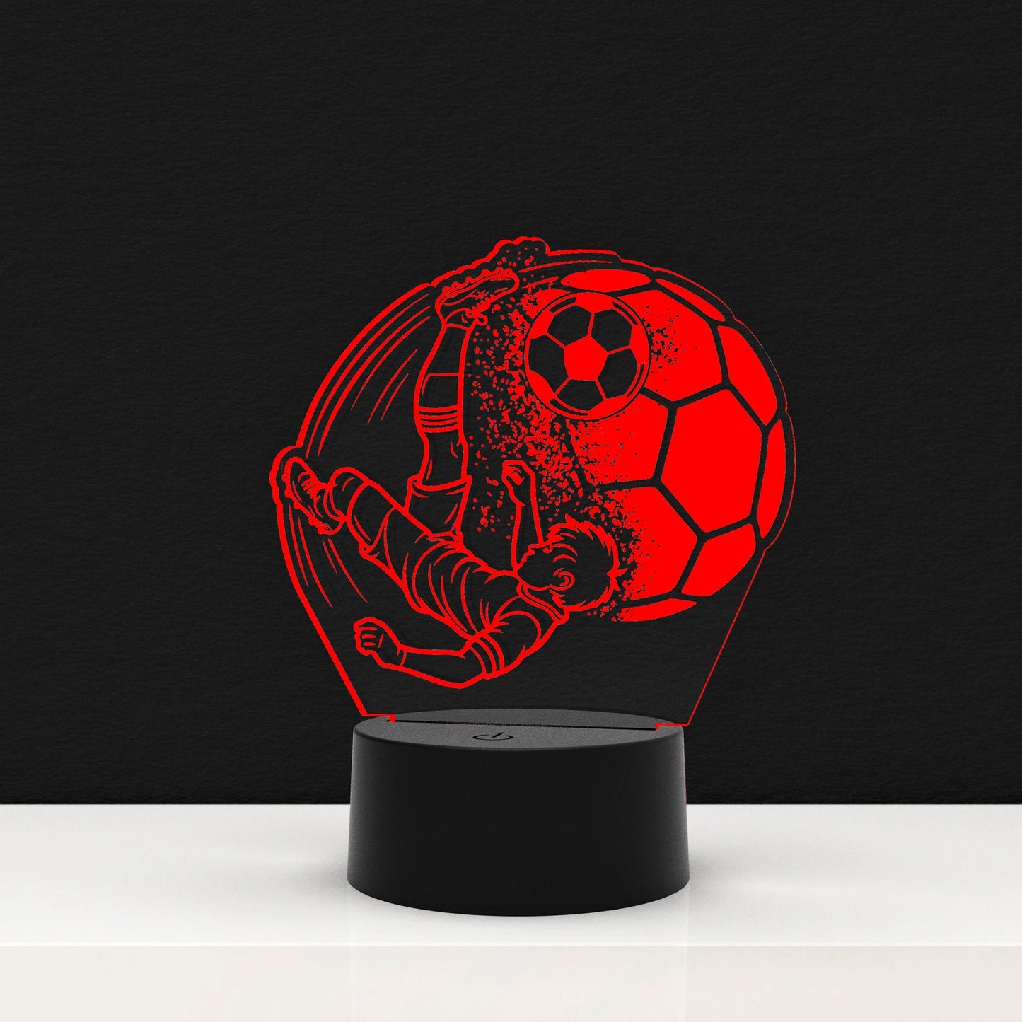 LED Lamp Voetbal Jongen (Personalisatie Mogelijk)