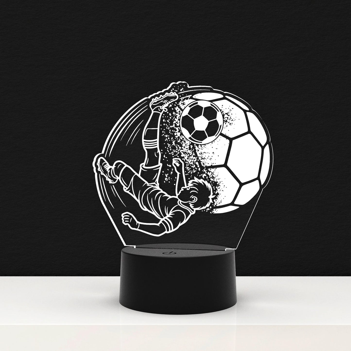 LED Lamp Voetbal Jongen (Personalisatie Mogelijk)