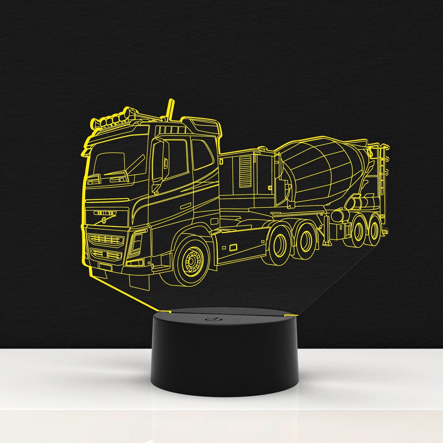 LED Lamp Vrachtauto Betonmixer (Personalisatie Mogelijk)