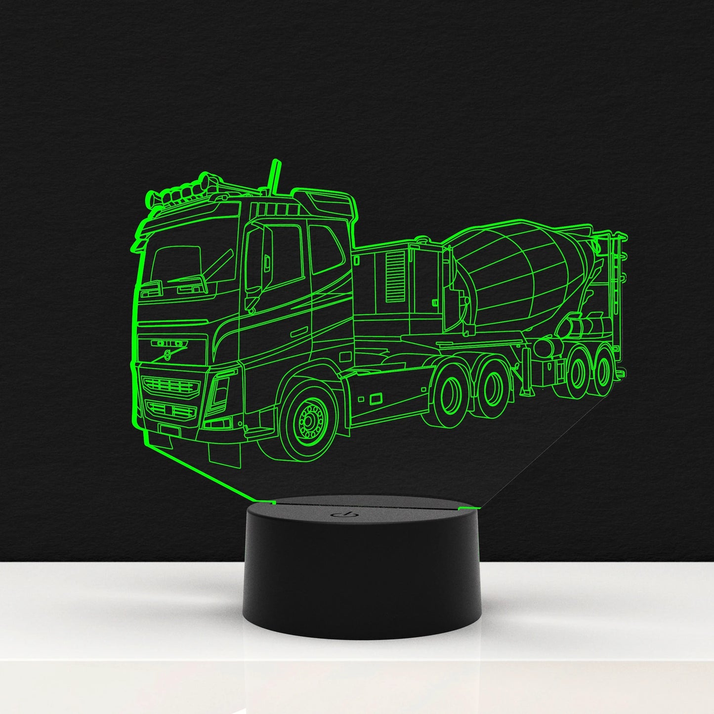LED Lamp Vrachtauto Betonmixer (Personalisatie Mogelijk)