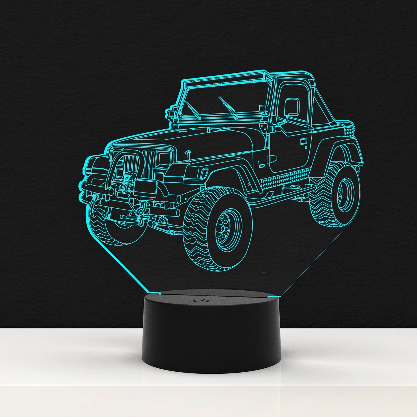 LED Lamp Auto Wrangler (Personalisatie Mogelijk)
