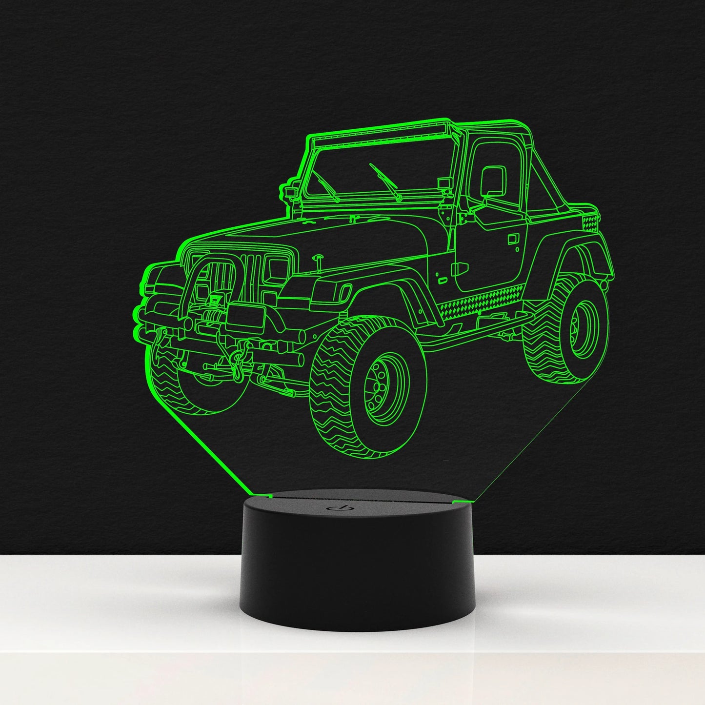 LED Lamp Auto Wrangler (Personalisatie Mogelijk)