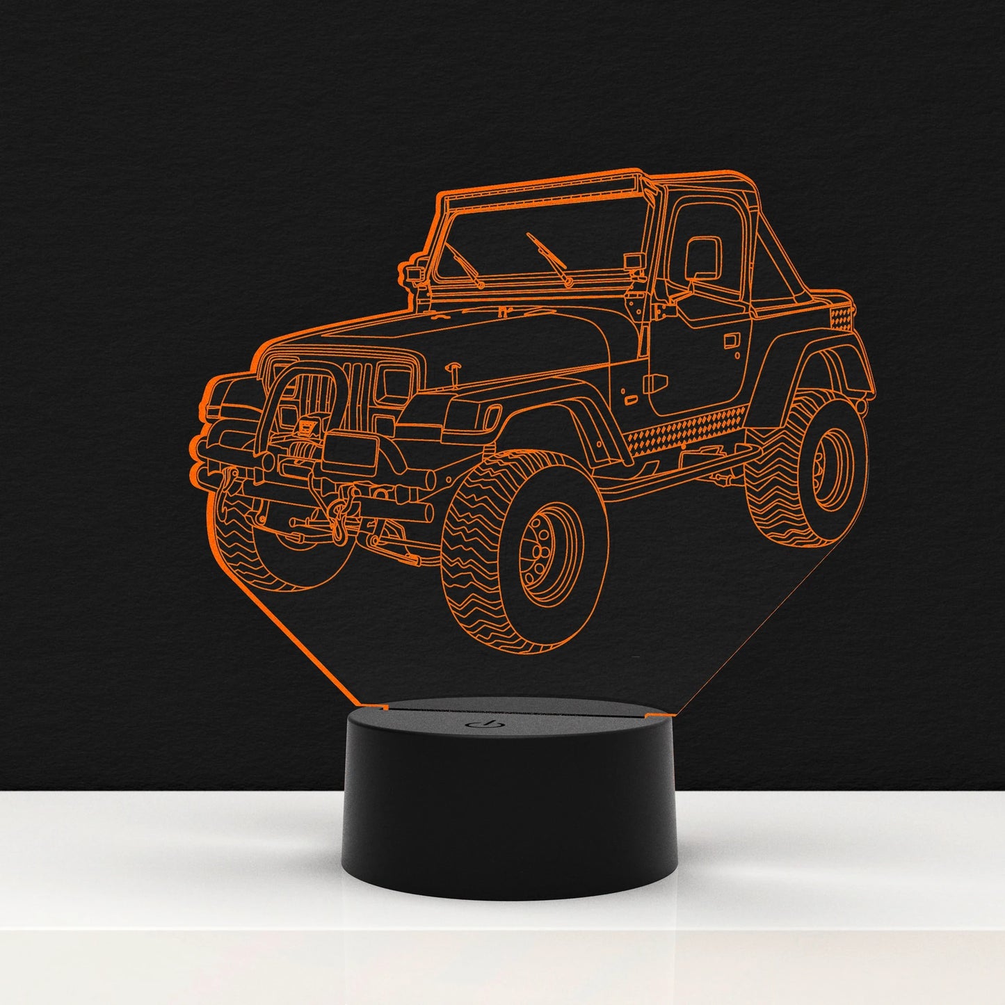 LED Lamp Auto Wrangler (Personalisatie Mogelijk)