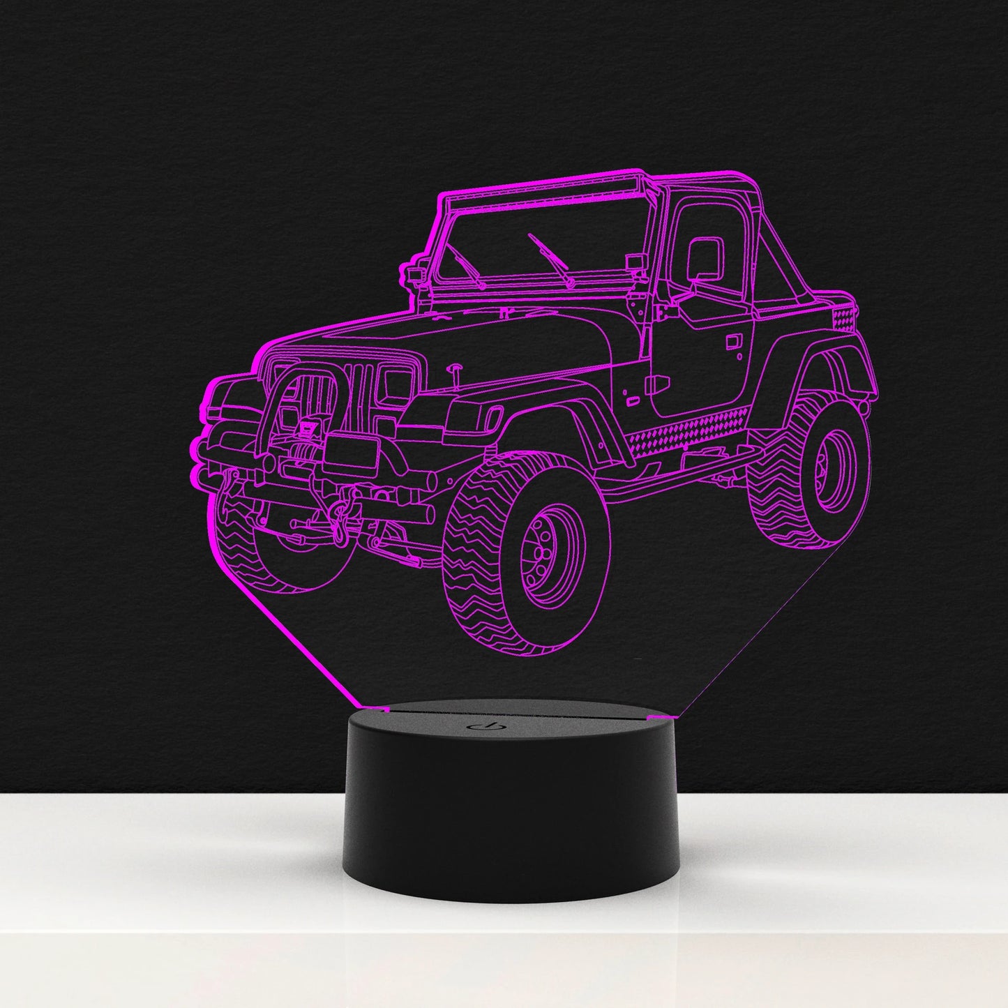 LED Lamp Auto Wrangler (Personalisatie Mogelijk)