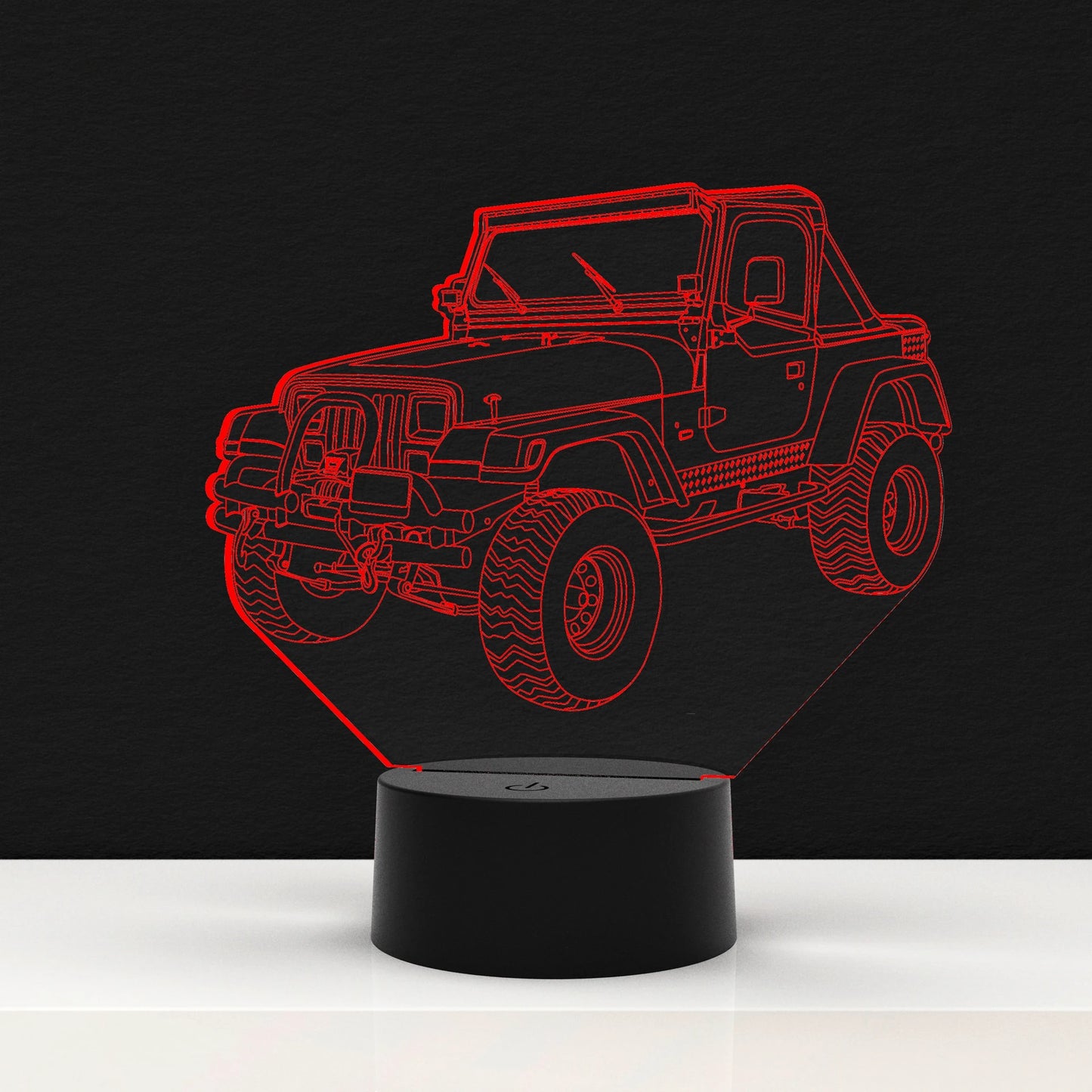 LED Lamp Auto Wrangler (Personalisatie Mogelijk)